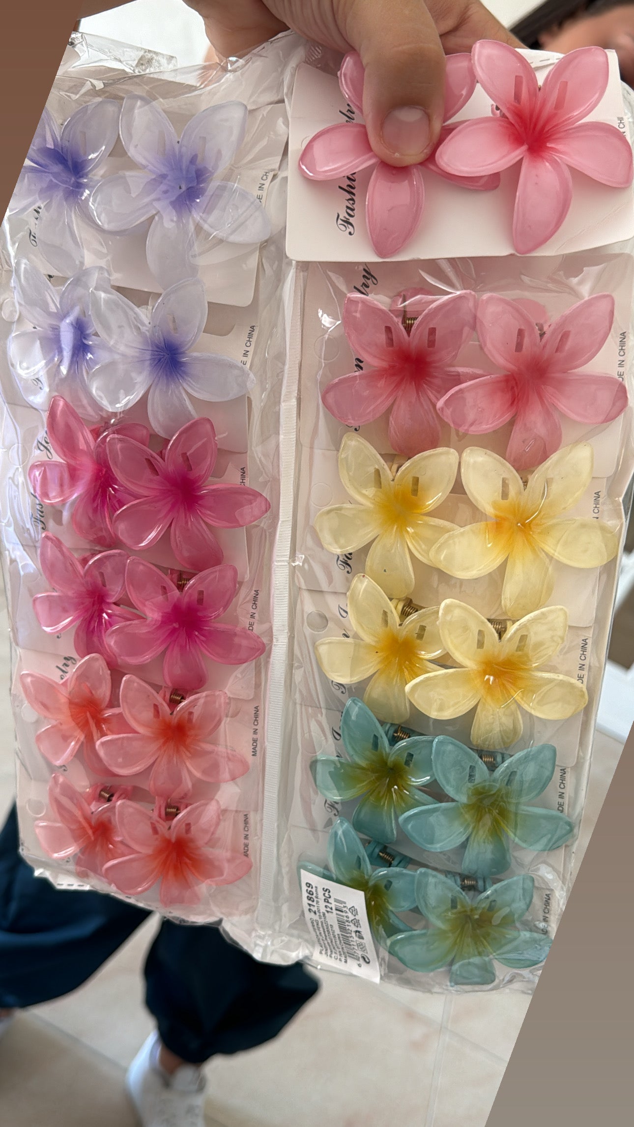 Pinza fiore 2pz